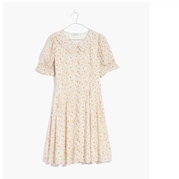 Collared Puff-Sleeve Mini Dress in Piccola Floral - Picture 5 of 7